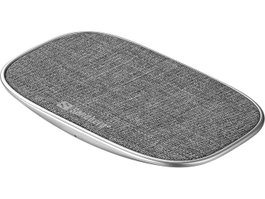 Sandberg SleekPad Chargeur sans fil 15W Fast Charge Qi Aluminium et tissu pour smartphone