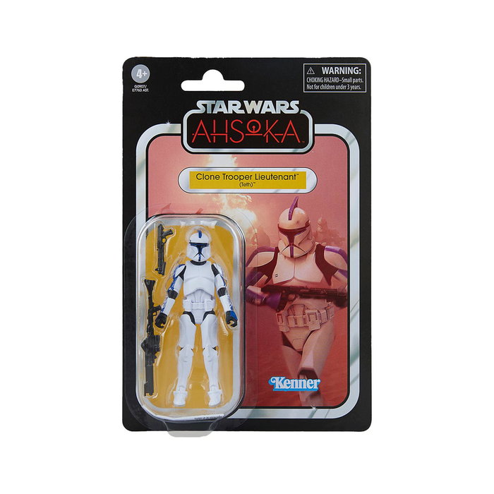 Hasbro Star Wars - Figurine Articulée Clone Trooper Lieutenant G0907 (Ahsoka) avec 2 Blasters - Environ 9.5 cm - À Partir de 4 Ans Hasbro Star Wars - Figurine Articulée Clone Trooper Lieutenant G0907 (Ahsoka) avec 2 Blasters - Environ 9.5 cm - À Partir de 4 Ans