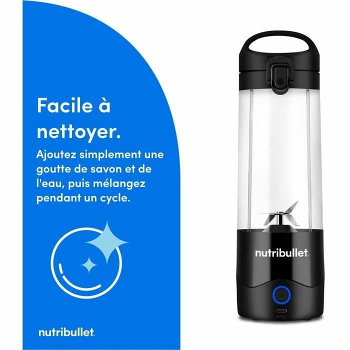 Nutribullet NBP003B Blender portable Noir et transparent