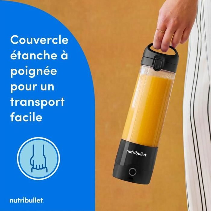 Nutribullet NBP003B Blender portable Noir et transparent