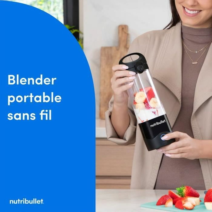 Nutribullet NBP003B Blender portable Noir et transparent