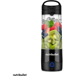 Nutribullet NBP003B - Blender Portable Rechargeable USB-C Sans Fil - 475 ml, 100 W, Lame Acier Inox, Sans BPA - Noir