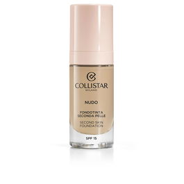 Collistar Fond de teint Seconde Peau SPF15 #2N Beige 30 ml Hydratant Naturel Longue Tenue