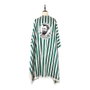 Zzmen Cape de coupe homme rayures vertes Illinois