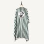 Zzmen Cape de coupe homme rayures vertes Illinois