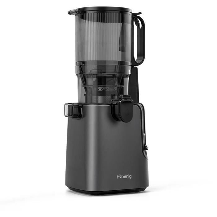 Hkoenig GSX26 Extracteur de jus ouverture large, 1,8 L, Noir