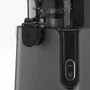Hkoenig GSX26 Extracteur de jus vertical 250 W à ouverture large 135 mm, 1.8 L, technologie pression douce 50 tours/min, en acier inoxydable gris foncé, livré avec accessoires