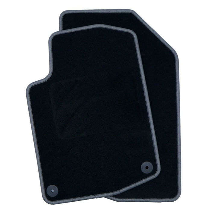 Set de tapis de voitures OCC Motorsport OCCPG0008GD Noir Gris foncé Peugeot 208 Velours 5 Pièces