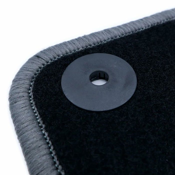 Set de tapis de voitures OCC Motorsport OCCPG0008GD Noir Gris foncé Peugeot 208 Velours 5 Pièces