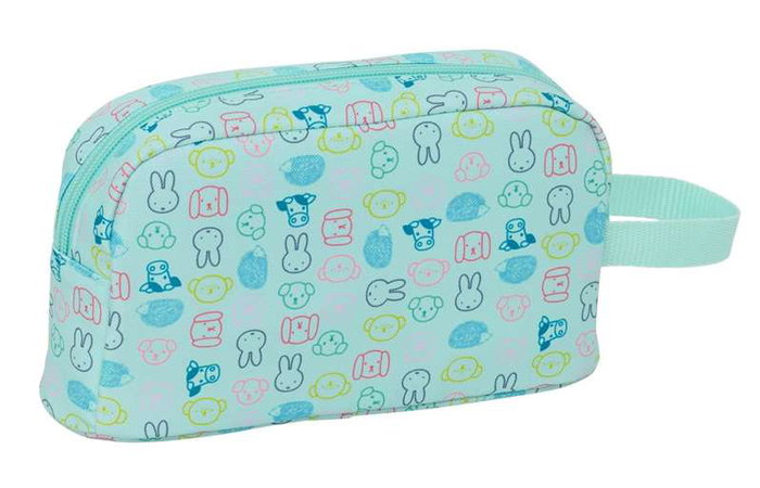 Safta - Porte-petit-déjeuner thermos isotherme avec bouteille d'eau Miffy "Friends" - 21,5 x 12 x 6,5 cm