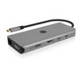 Icy ICY BOX IB-DK4061-CPD Station d'accueil Notebook 12-en-1 USB-C