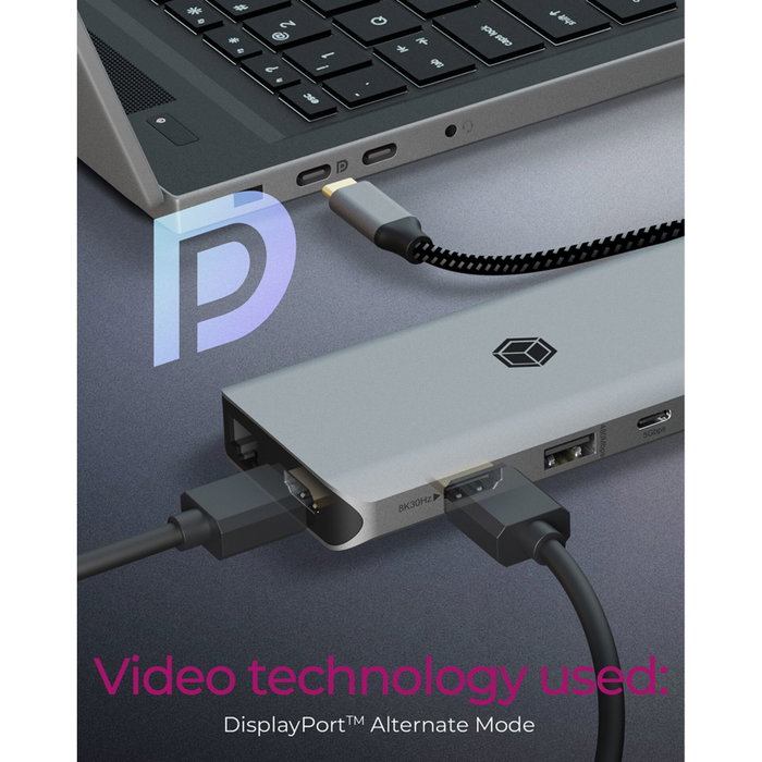 Icy ICY BOX IB-DK4061-CPD Station d'accueil Notebook 12-en-1 USB-C