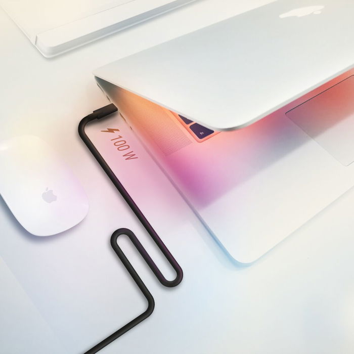 Câble USB-C Aisens A107-0704 Noir 2 m