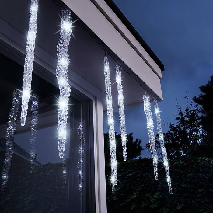 Barrière lumineuse LED Lumineo Lumière froide Blanc Transparent Barrière lumineuse LED Lumineo Lumière froide Blanc Transparent