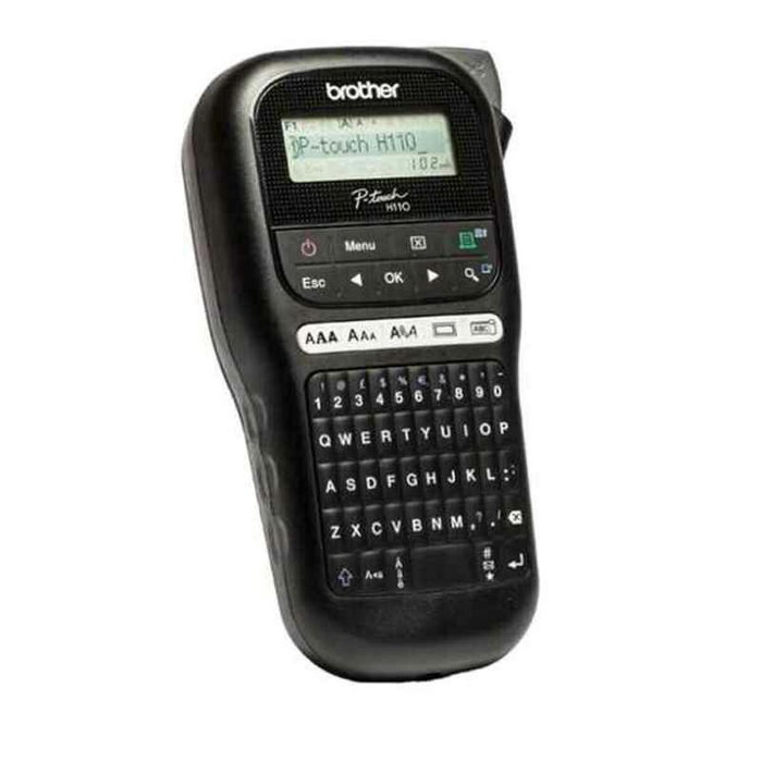 Brother PT-H110 Étiqueteuse Portable avec Clavier QWERTY et Écran LCD
