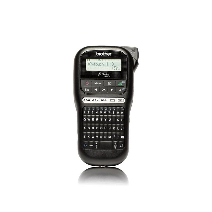 Brother PT-H110 Rotuladora P-touch Portable avec écran LCD 1 ligne, étiquettes jusqu'à 12mm, idéal bureau Brother PT-H110 Rotuladora P-touch Portable avec écran LCD 1 ligne, étiquettes jusqu'à 12mm, idéal bureau