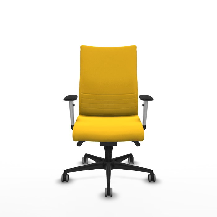 Piqueras Y Crespo Albacete confidente - Chaise de bureau Jaune en Similiel