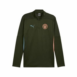 Sweat-shirt d'Entraînement pour Adultes Puma Manchester City 24/25 Training Olive 148 Shake