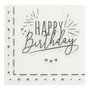 Party Time Lot de 20 serviettes en papier pour anniversaire