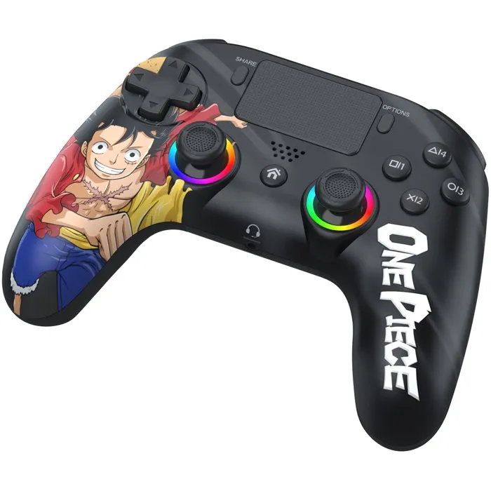 Subsonic Manette sans fil One Piece Luffy Fishman - PS5 / PC - Noir