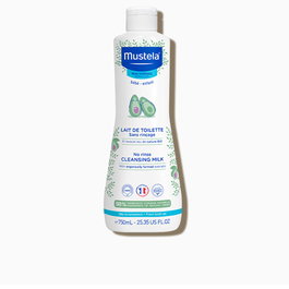 Mustela Lotion à l'Avocat Bio - Crème Nourrissante et Hydratante Visage, Corps & Fesses Bébé-Enfant - 750 ml