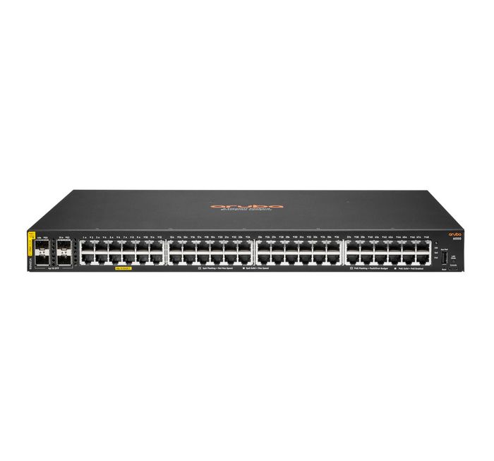 Hewlett Packard Enterprise Aruba 6000 48G Classe 4 PoE 4SFP 370 W Hewlett Packard Enterprise Aruba 6000 48G Classe 4 PoE 4SFP 370 W