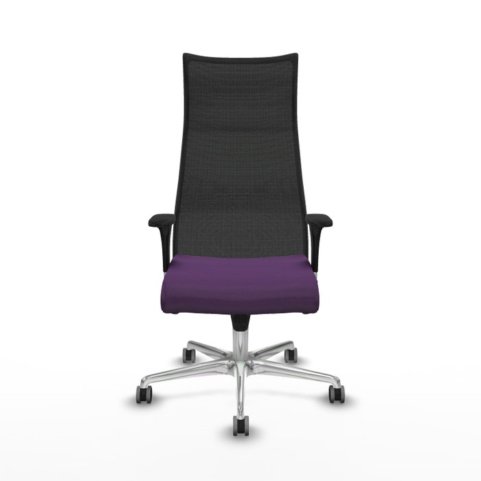 Piqueras y Crespo Chaise de Bureau Albacete XL Violet et Noir Piqueras y Crespo Chaise de Bureau Albacete XL Violet et Noir