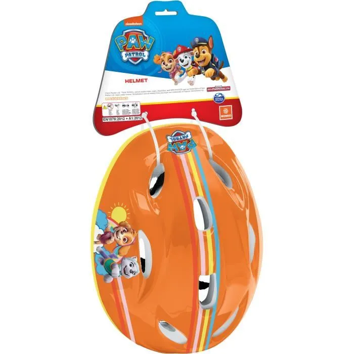 Mondo Casque de protection Pat'Patrouille Taille M 52-56 cm Ajustable pour enfants - Vélo, trottinette, skateboard, rollers Mondo Casque de protection Pat'Patrouille Taille M 52-56 cm Ajustable pour enfants - Vélo, trottinette, skateboard, rollers
