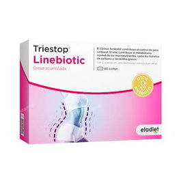 Eladiet Triestop Linebiotic 60 comprimés - Probiotiques, zinc et Coleus forskohlii pour le contrôle du poids