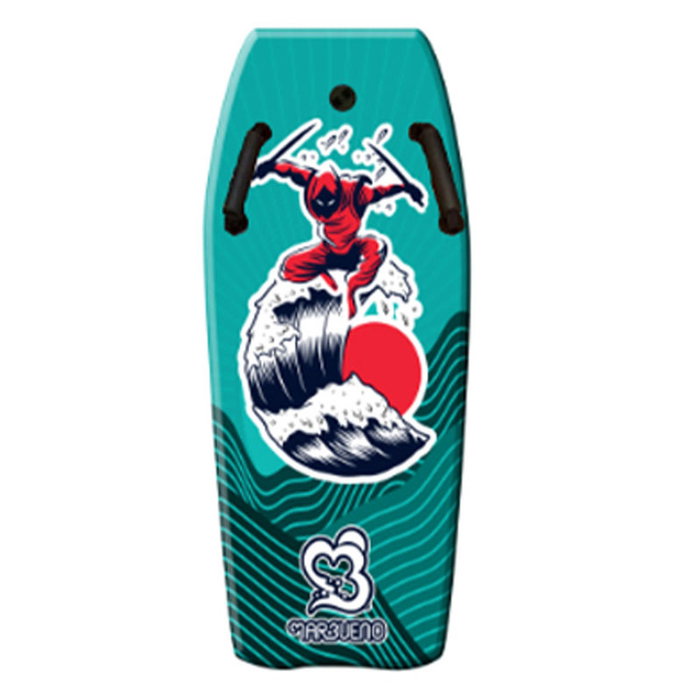 Marbueno Planche de Surf EPS avec Poignées Design Ninja 94 cm Rétractable pour Piscine et Plage 10076NINJ Marbueno Planche de Surf EPS avec Poignées Design Ninja 94 cm Rétractable pour Piscine et Plage 10076NINJ