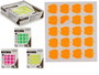 Pincello Étiquettes Adhésives 22x49 mm Pomme Surtis 5 Pièces 19x17x4 cm (Set de 120)