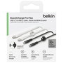 Belkin BoostCharge Pro Flex Lot de 2 câbles USB-C vers USB-C, 1 m, Noir et Blanc