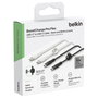 Belkin BoostCharge Pro Flex Lot de 2 câbles USB-C vers USB-C, 1 m, Noir et Blanc