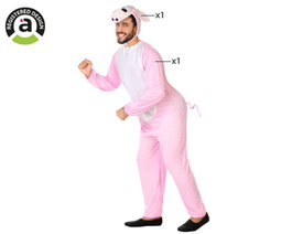 Atosa Déguisement Cochon Rose Adulte XL