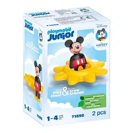 PLAYMOBIL 71698 Mickey et Toupie Disney Junior - 2 Pièces - Sans BPA - À partir de 12 mois