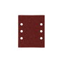 WOLFPACK LINEA PROFESIONAL Disques abrasifs rectangulaires velcro 114x140 mm grain 180, pack de 10 pièces