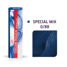 Wella Professionals Color Touch Special Mix - Teinture capillaire semi-permanente sans ammoniaque 0/88 Blue Intense - 60 ml