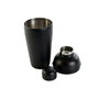 Coffret Cocktail DKD Home Decor Noir Acier inoxydable 500 ml 8 x 8 x 20 cm