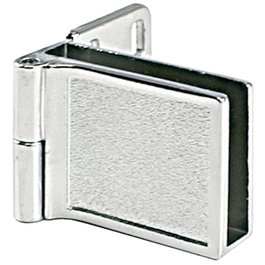 HAFELE Jeu de charnières pour porte en verre intérieure, chrome