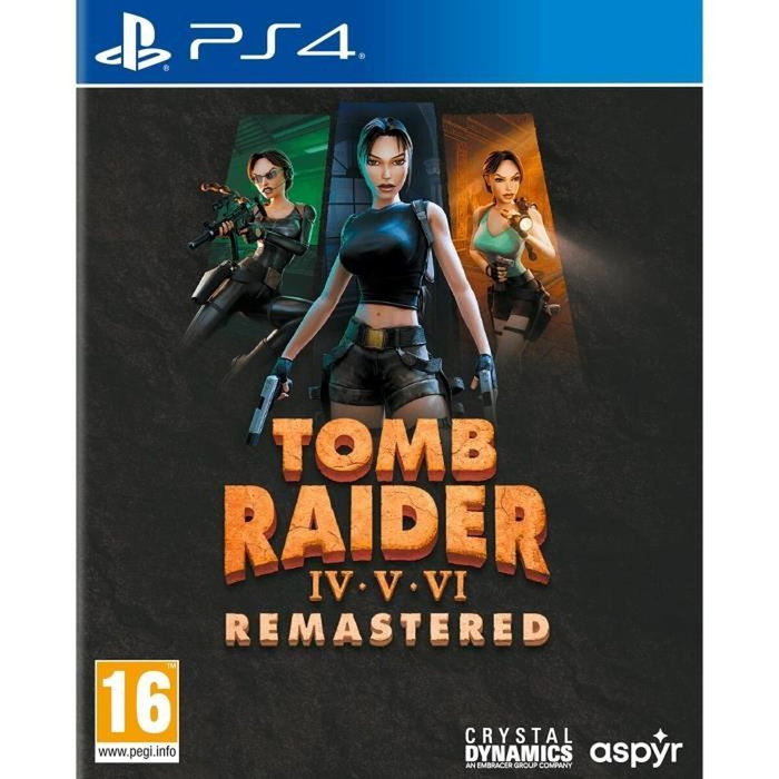 Just For Games Tomb Raider IV-VI Remastered Starring Lara Croft PS4 Just For Games Tomb Raider IV-VI Remastered Starring Lara Croft PS4