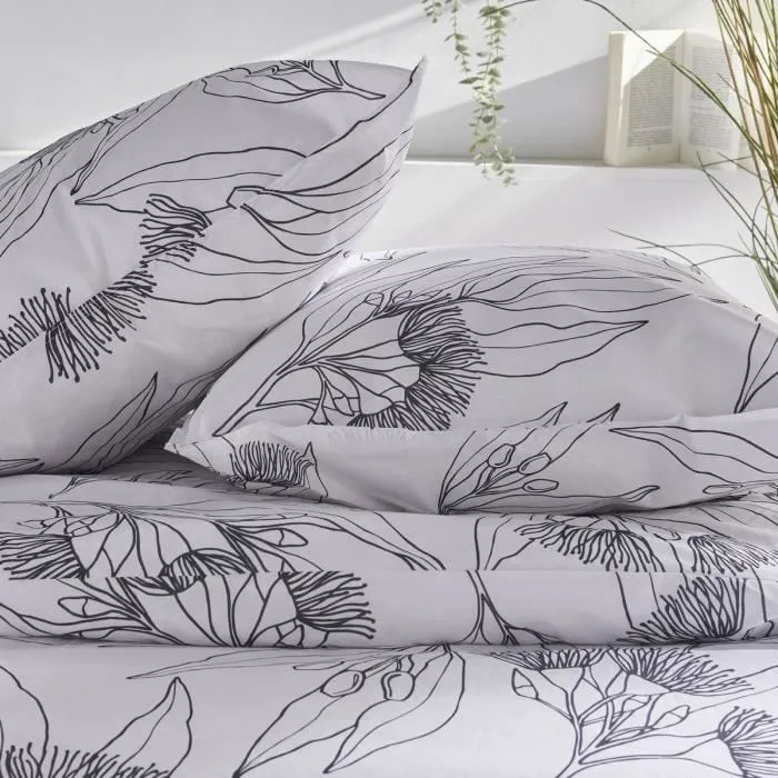 Today Parure de couette Sunshine 17.8, Housse 220x240cm + 2 Taies, 100% Coton 57 fils/cm, Motif Imprimé, Confort Nuit