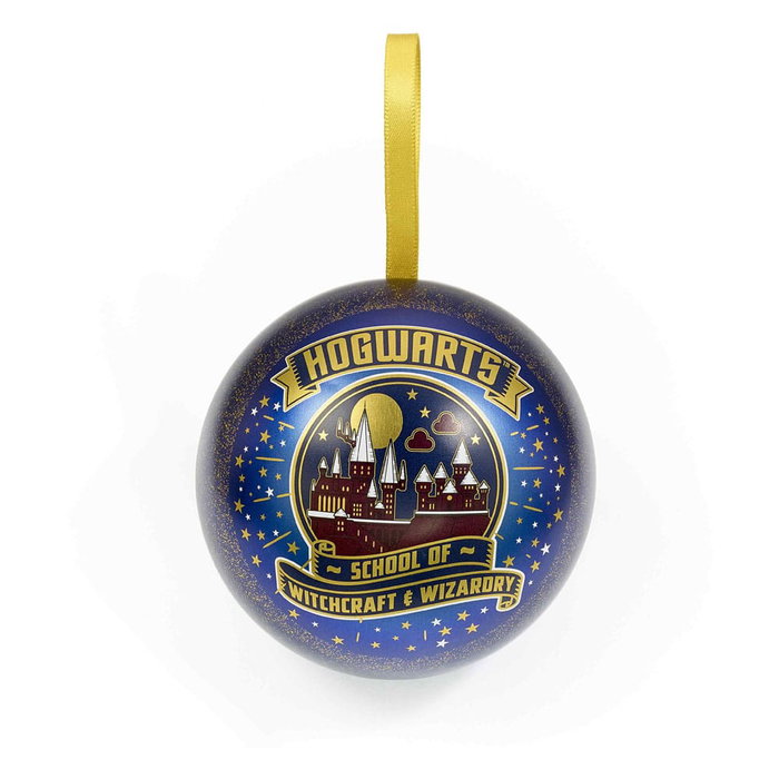 THE CARAT SHOP Colgante Castillo Hogwarts + Bola de Navidad Harry Potter