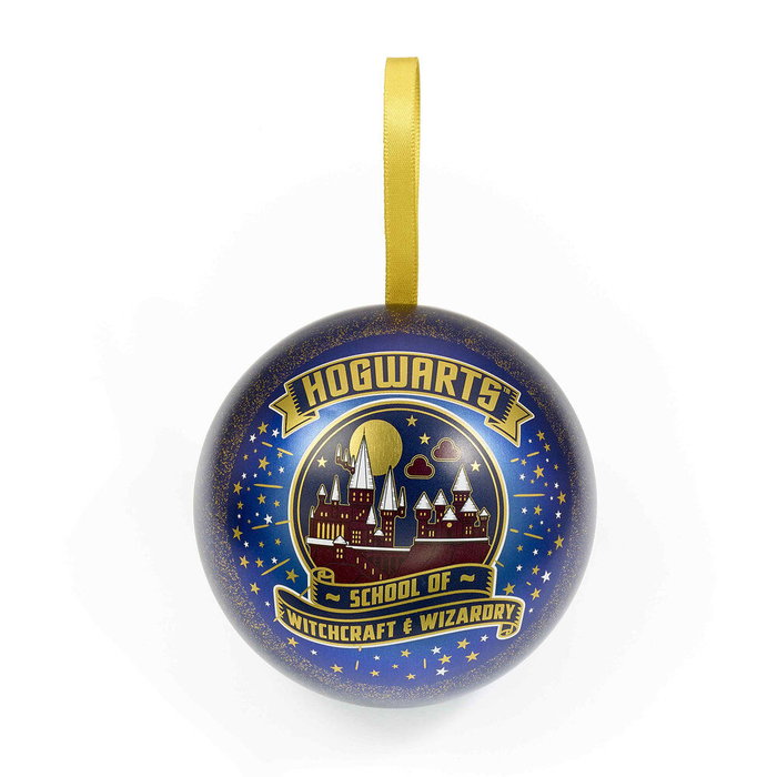 THE CARAT SHOP Colgante Castillo Hogwarts + Bola de Navidad Harry Potter - Collier 40cm avec prolongateur 5cm, Boule à neige 8.5cm en alliage zinc doré THE CARAT SHOP Colgante Castillo Hogwarts + Bola de Navidad Harry Potter - Collier 40cm avec prolongateur 5cm, Boule à neige 8.5cm en alliage zinc doré