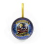 THE CARAT SHOP Colgante Castillo Hogwarts + Bola de Navidad Harry Potter - Collier 40cm avec prolongateur 5cm, Boule à neige 8.5cm en alliage zinc doré