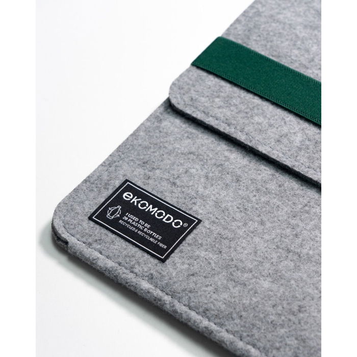 Housse d'ordinateur portable Ekomodo Hazi Gris 15"