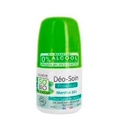 SO´BIO ETIC Déodorant Frescor 24h menthe roll-on 50ml SO´BIO ETIC Déodorant Frescor 24h menthe roll-on 50ml