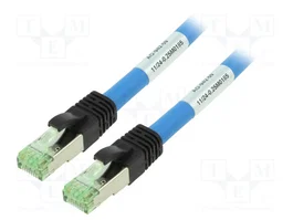 GOOBAY Câble Patch S/FTP Cat 8.1 RJ45 250mm Bleu