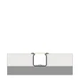 KIMERA SKAGEN Profilé Aluminium Anodisé Argent avec Diffuseur Opal et Clips de Fixation 2,02M