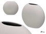 Giftdecor Vase Céramique Gris 29x26x11 cm Design Circulaire pour Déco Maison (Set de 4)