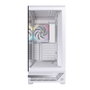 Einarex S800 RGB boîtier gaming ATX verre trempé blanc